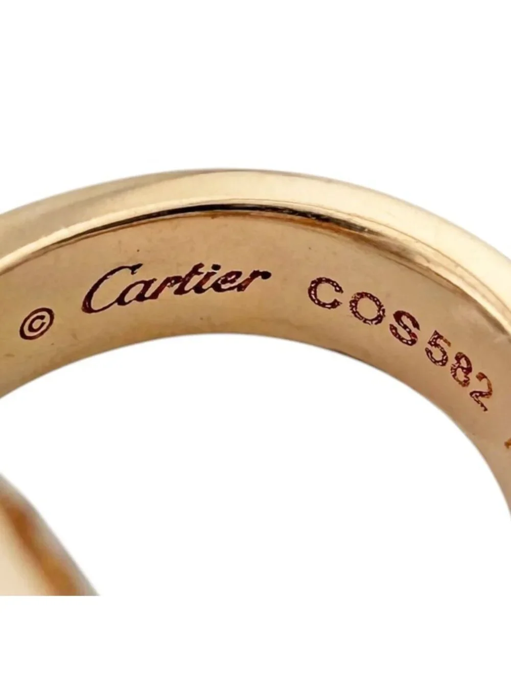 Cartier Baby Love Necklace 18k Pink Gold Vintage
